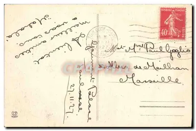Toulouse - Allées Jean-Jaurès (Antiche Allées Lafayette) — editore LACOUCHE FRÈRES, n. 129 — Verso