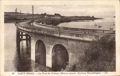 Saint-Briac — O Ponte do Frémur (Bétons Armés, Système Hennebique) — LL