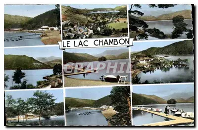 Lago Chambon — vista panorâmica — L. Chataigneau, 92