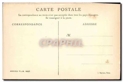 Kościół Najświętszej Maryi Panny w Dijonie — Côte-d'Or — Agenda P.L.M. 1927 — Rewers