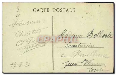 Cherbourg — Katedra św. Klamenta — A. B., wydawca, Cherbourg — Rewers