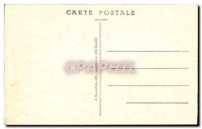 Chemin de fer du Mont Blanc — Estação de Bellevue e Aiguille du Goûter — J. Rosnoliet, Annemasse (Île-Savoie) — Verso
