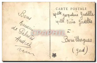 Palavas-les-Flots — Nieustraszeni rybacy mimo burzy — n°408 — Rewers