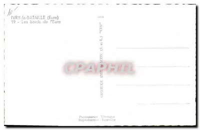 Ivry-la-Bataille (Eure) — As margens do Eure — Combiér (S.-et-L.) — Verso