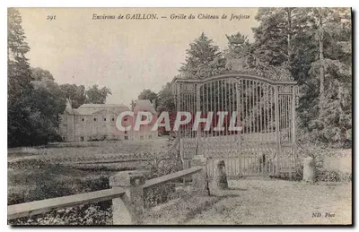 Arredores de GAILLON — Grade do Castelo de Jeufosse — ND Phot