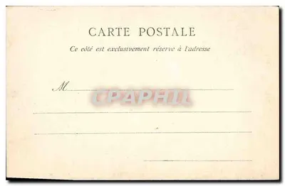 Tarjeta postal antigua El Puente de la Goule — Reverso