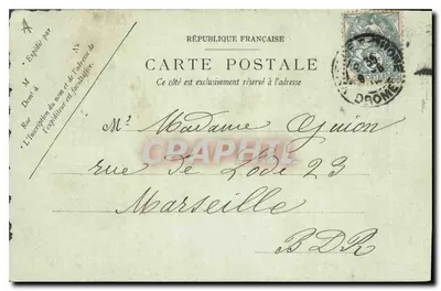 Valence — Le Théâtre — LL. — Vœux et Souhaits P. C. — Rewers