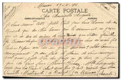 Bordeaux — Liceum Narodowe, Cours Victor-Hugo i Rue du Mirail — Maigrot Delboy, fototypia, Bordeaux — Rewers