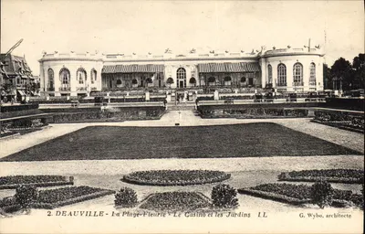 Deauville - A Praia das Flores - O Casino e os Jardins — G. Wybo, arquiteto