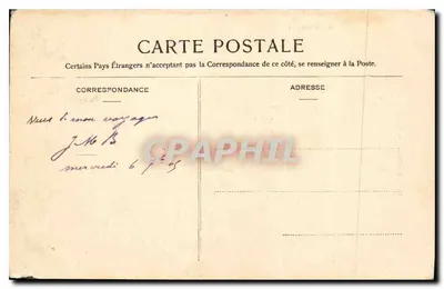 Cauterets - Vue générale — E. Frionx, éditeur, n°21 — Verso