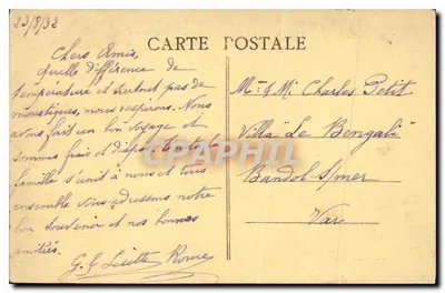 Dauphiné - L'Isère e o Ponte d'Iseron - E. R. - n°484 — Verso