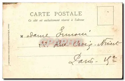 Le Havre — O Hôtel-de-Ville e o Jardin Public — LL. 24 Julho 04 — Verso