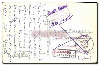 Bordeaux — vista panorâmica — Tito — Verso