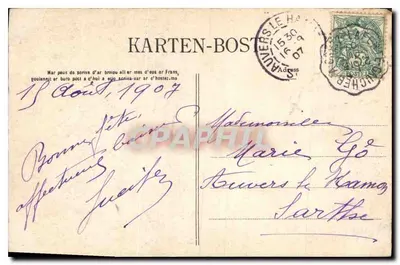 El calvario de Plougasnac — editor BOTREEL, n° 385 — Reverso