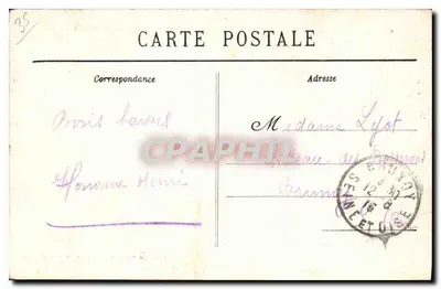 Saint-Malo — La Croix du Sillon — Il Forte Nazionale — G.F. — Collezione GERMAIN — GUTRIN, Sucor, Saint-Malo — Verso