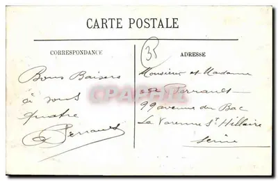 Saint-Malo — Vista Geral — editor desconhecido, n°3 — Verso