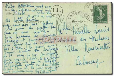 Saint-Malo — La Grève de Bon-Secours — LL. — N°95 — Rückseite
