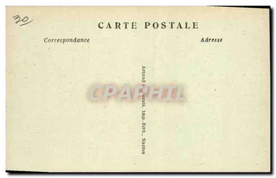 Saint-Malo — Os Muros e a Porta Saint-Vincent — Arnaud e Nozals, Imp.-Ed., Nantes — Verso