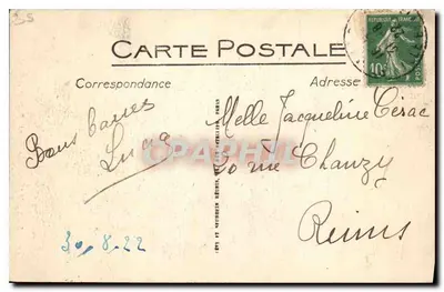 Saint-Malo — La Grande Porte et la Vierge miraculeuse — LL, n°226 — Verso