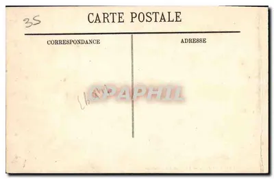 Saint-Malo — A Praça Châteaubriand — LL, n°56 — Verso