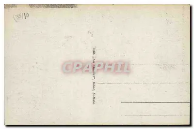 St MALO - Estátua de Jacques Cartier — editor 'Au Rivière', St-Malo, n° 54 — Verso
