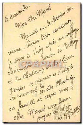 Saint-Malo - O Casino - Estátua de Chateaubriand - Edição Leréec n°130 — Verso