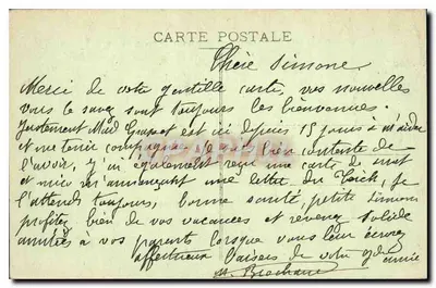 Saint-Malo — Côte d'Émeraude, Plaza de Holanda y Playa de Bon-Secours — G.F. n°4994 — Reverso
