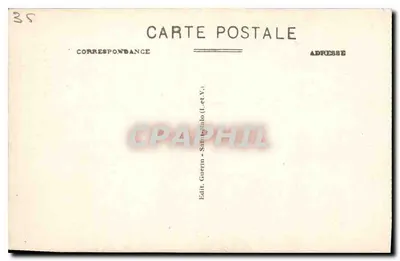 St-Malo - De Esplanade St-Vincent en het Casino — G.F. n°4734 — Achterkant