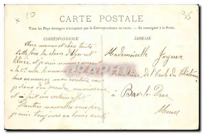 SAINT-MALO — O Forte Nacional por mar agitada — LL. — N°43 — Verso