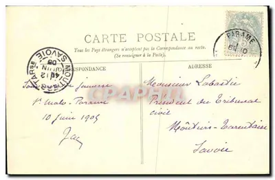 Saint-Malo — A Grande Porta e a Igreja — LL. n°197 — Verso