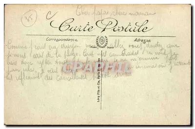 Saint-Malo — La Plage de Bon-Secours a marea alta — LL — Verso