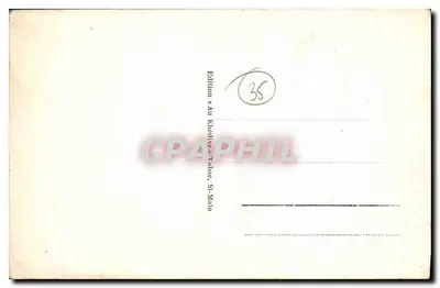 St-Malo — Zamek i miasto widziane z Grand Bey — Wydawnictwo Au Kinédive, Taboe, St-Malo, nr 5 — Rewers