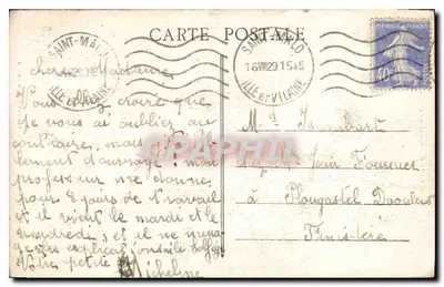 St-Malo - El Jardín de las Dugues y el Casino - Costa de Esmeralda - Edición Guérin — Reverso