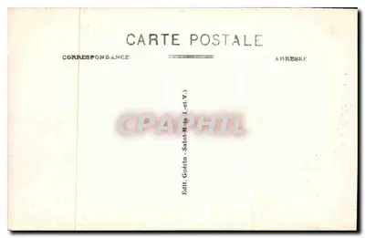 St-Malo - Square de la Hollande e Praia de Bon-Secours — Côte d'Émeraude — G.F. n°4994 — Verso