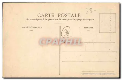 Grenoble - Estátua de Berlloz — Edição Galeries N°3 — Verso