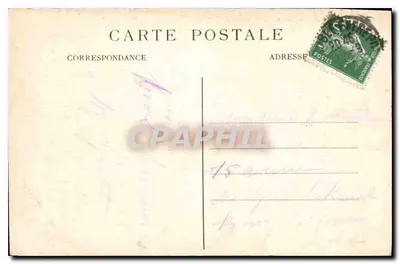 Grenoble — Plac Najświętszej Maryi Panny i Pomnik Centennium, autor: Henri Ding - E.R. — Rewers
