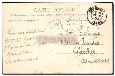 Grenoble — Algemene Uitzicht — Le Moucherotte — Lilleché Savin — Achterkant