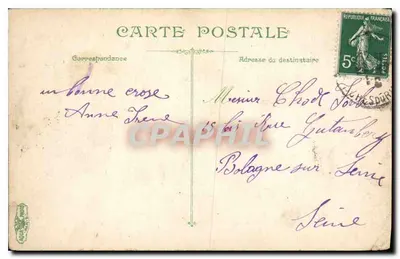 Marseille. Jardins du Pharo i Instytut Pasteura — L.V. & Cie, nr 2343 — Rewers