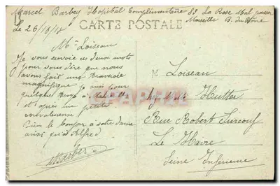 Marseille — Fontein Estrangin — Z.Z. — Achterkant