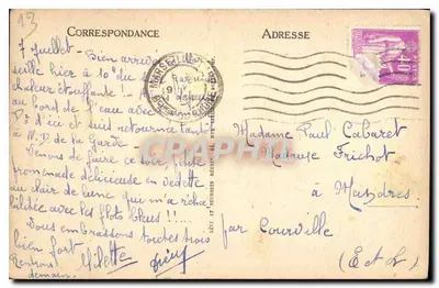 Marseille - Widok z Corniche, Most Fausse-Monnaie - LL — Rewers