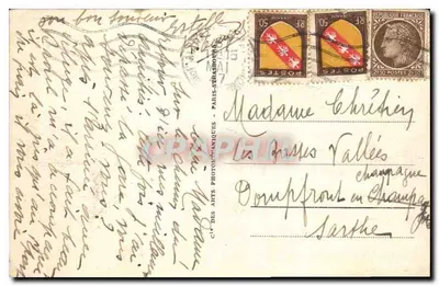 Marsiglia — La Cattedrale e N.D. della Guardia — LL 140 — Verso