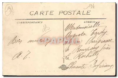 Marseille - Promenade de la Corniche — wydawca anonimowy, n° 31 — Rewers
