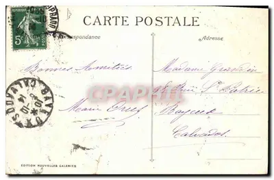 Marseille — De Basiliek van Onze Lieve Vrouw van de Wachtpost — Uitgave Nouvelles Galeries, n°19 — Achterkant