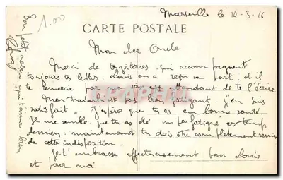 Marselha — Fonte Cantini — EL. — Verso