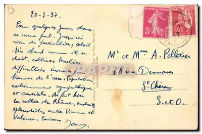 Marseille — Promenade de la Corniche — Tardy, n°42 — Rewers
