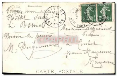 Marseille - Nossa Senhora da Guarda — Ruat, editora - Marseille, n°1400 — Verso