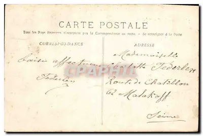 Marseille - Prefektura — 27 bis — wydawca E. Lacour — Rewers