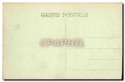 Marseille - Pałac Longchamp — widok z ogrodu z fontanną — Rewers