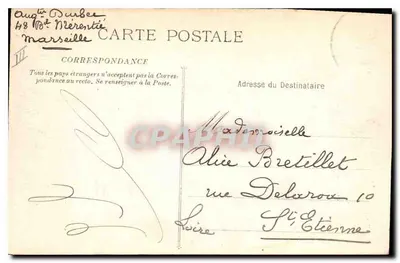 Marseille - O Caisso das Fornas — Fototip. E. Lacour — n°85 — Verso