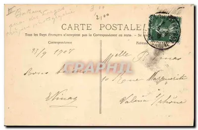 Marseille — Quai des Forges — P. Ruat, Édit. - Marseille, n°85 — Verso